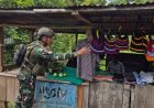 Satgas Yonif 5 Marinir Dukung Pedagang Lokal dan Pelestarian Noken di Yahukimo Papua