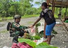 Marinir Borong Hasil Kebun, Dongkrak Ekonomi Mama Papua di Yahukimo