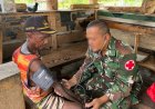 Pos Marinir di Yahukimo Bantu Warga Periksa Kesehatan